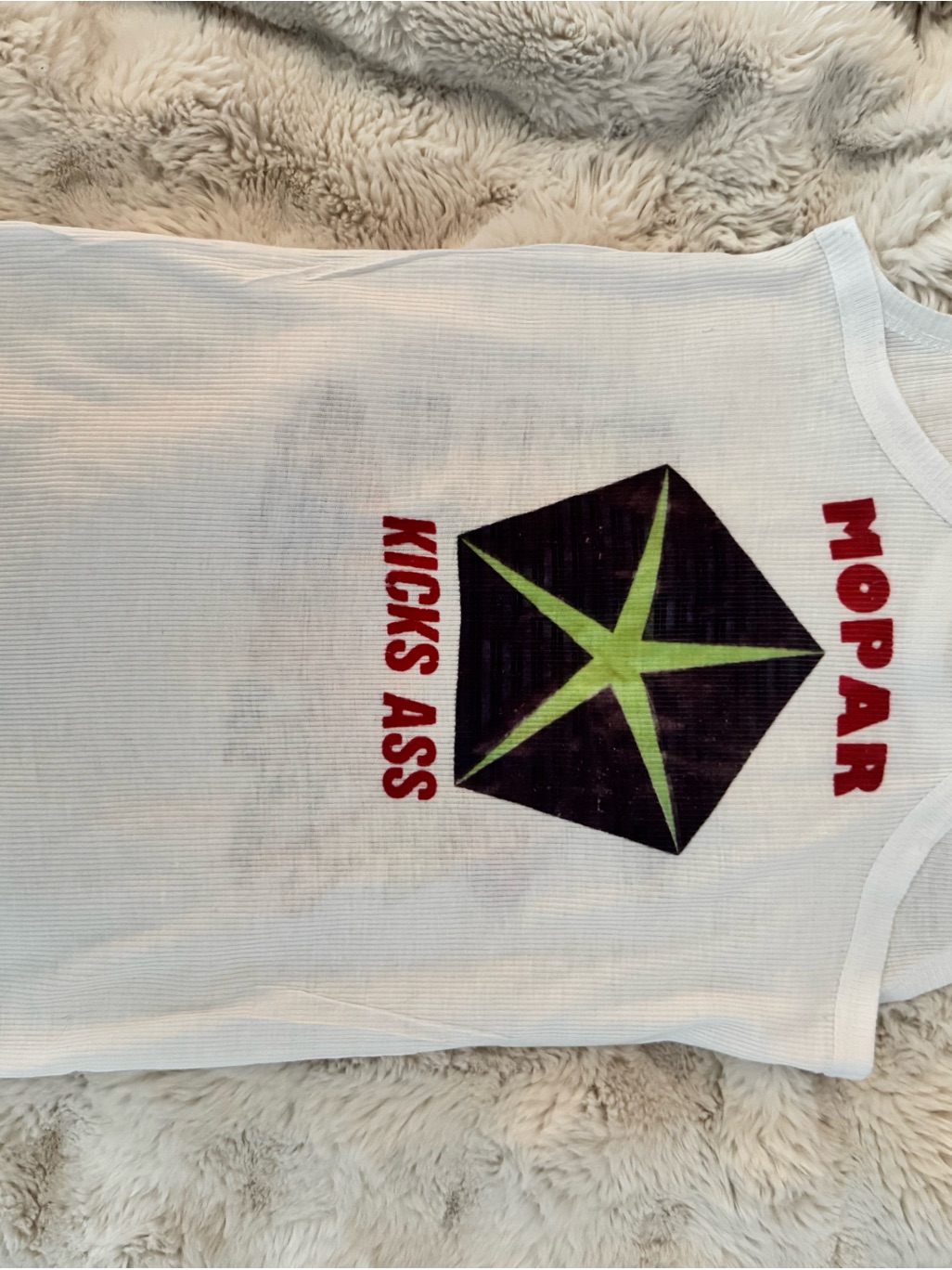 White Mopar Graphic Tank Top - Dead Stock — image 2 of 2